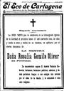[Issue] Eco de Cartagena, El (Cartagena). 11/9/1909.