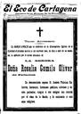 [Issue] Eco de Cartagena, El (Cartagena). 12/9/1910.