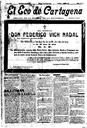 [Ejemplar] Eco de Cartagena, El (Cartagena). 8/1/1918.
