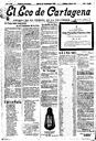 [Issue] Eco de Cartagena, El (Cartagena). 27/12/1918.