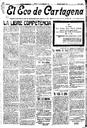 [Issue] Eco de Cartagena, El (Cartagena). 26/9/1919.
