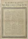 [Ejemplar] Diario de Avisos, El (Lorca). 30/11/1891.