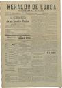 [Ejemplar] Heraldo de Lorca (Lorca). 10/1/1906.