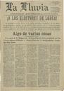 [Ejemplar] Lluvia, La (Lorca). 23/2/1914.