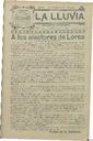 [Ejemplar] Lluvia, La (Lorca). 30/3/1916.