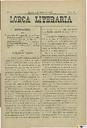 [Issue] Lorca Literaria (Lorca). 1/7/1887.