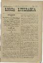 [Ejemplar] Lorca Literaria (Lorca). 11/11/1887, n.º 19.