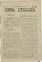 [Issue] Lorca Literaria (Lorca). 21/11/1887.