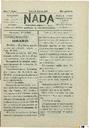 [Ejemplar] Nada (Lorca). 25/2/1932.
