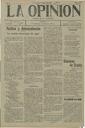 [Issue] Opinión, La (Lorca). 26/2/1916.