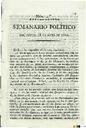 [Issue] Semanario Político (Lorca). 18/5/1820.