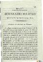 [Ejemplar] Semanario Político (Lorca). 29/6/1820.