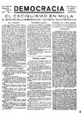 [Issue] Democracia (Murcia). 16/9/1931.