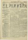 [Ejemplar] Panadero, El (Jumilla). 13/9/1885.