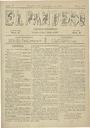 [Ejemplar] Panadero, El (Jumilla). 9/9/1888.