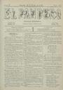 [Ejemplar] Panadero, El (Jumilla). 31/3/1889.
