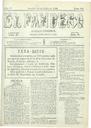[Ejemplar] Panadero, El (Jumilla). 28/7/1889.