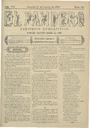 [Ejemplar] Panadero, El (Jumilla). 17/8/1890.