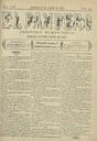 [Ejemplar] Panadero, El (Jumilla). 19/4/1891.