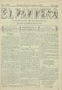 [Ejemplar] Panadero, El (Jumilla). 29/11/1891.