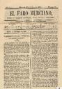 [Ejemplar] Faro Murciano, El (Murcia). 29/1/1868.