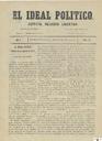 [Issue] Ideal político, El (Murcia). 15/8/1871.