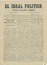 [Issue] Ideal político, El (Murcia). 20/8/1871.
