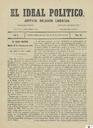 [Issue] Ideal político, El (Murcia). 20/9/1871.