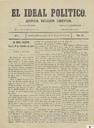 [Issue] Ideal político, El (Murcia). 30/9/1871.