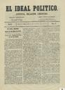 [Issue] Ideal político, El (Murcia). 25/3/1872.
