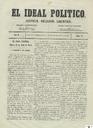[Issue] Ideal político, El (Murcia). 25/4/1872.