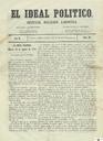 [Ejemplar] Ideal político, El (Murcia). 15/8/1872.