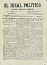 [Issue] Ideal político, El (Murcia). 20/8/1872.