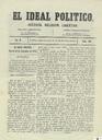 [Issue] Ideal político, El (Murcia). 30/9/1872.
