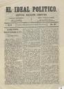 [Issue] Ideal político, El (Murcia). 25/11/1872.