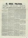 [Issue] Ideal político, El (Murcia). 20/8/1874.