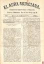 [Ejemplar] Aura Murciana, El (Murcia). 24/3/1871.