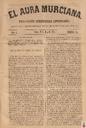 [Ejemplar] Aura Murciana, El (Murcia). 16/5/1871.