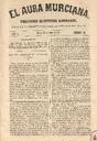 [Ejemplar] Aura Murciana, El (Murcia). 16/6/1871.