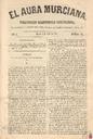 [Ejemplar] Aura Murciana, El (Murcia). 1/7/1871.