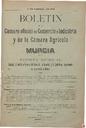 [Ejemplar] Bol. Cám. Comer. e Indus. y Cám. Agrícola de Murcia (Murcia). 17/2/1906.