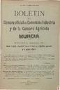 [Ejemplar] Bol. Cám. Comer. e Indus. y Cám. Agrícola de Murcia (Murcia). 20/3/1906.
