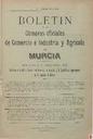 [Ejemplar] Bol. Cám. Comer. e Indus. y Cám. Agrícola de Murcia (Murcia). 28/4/1906.
