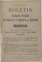 [Ejemplar] Bol. Cám. Comer. e Indus. y Cám. Agrícola de Murcia (Murcia). 30/6/1906.