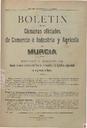 [Ejemplar] Bol. Cám. Comer. e Indus. y Cám. Agrícola de Murcia (Murcia). 31/10/1906.