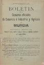 [Ejemplar] Bol. Cám. Comer. e Indus. y Cám. Agrícola de Murcia (Murcia). 30/11/1906.