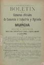 [Ejemplar] Bol. Cám. Comer. e Indus. y Cám. Agrícola de Murcia (Murcia). 31/3/1907.