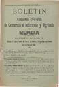 [Ejemplar] Bol. Cám. Comer. e Indus. y Cám. Agrícola de Murcia (Murcia). 30/6/1907.