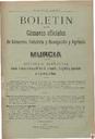 [Ejemplar] Bol. Cám. Comer. e Indus. y Cám. Agrícola de Murcia (Murcia). 31/8/1907.