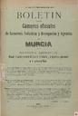 [Issue] Bol. Cám. Comer. e Indus. y Cám. Agrícola de Murcia (Murcia). 30/11/1907.